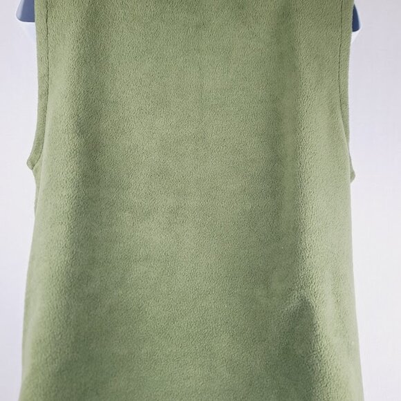 Columbia Men's Green Steens Mountain Sleeveless Winter Fleece Vest Size M - Picture 3 of 6